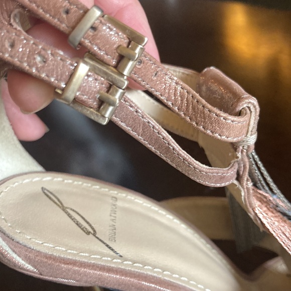 Bryan Atwood, Lenoir Rose Gold, Metallic, Fringe, Stiletto heel. Size 5.5 - Picture 9 of 9